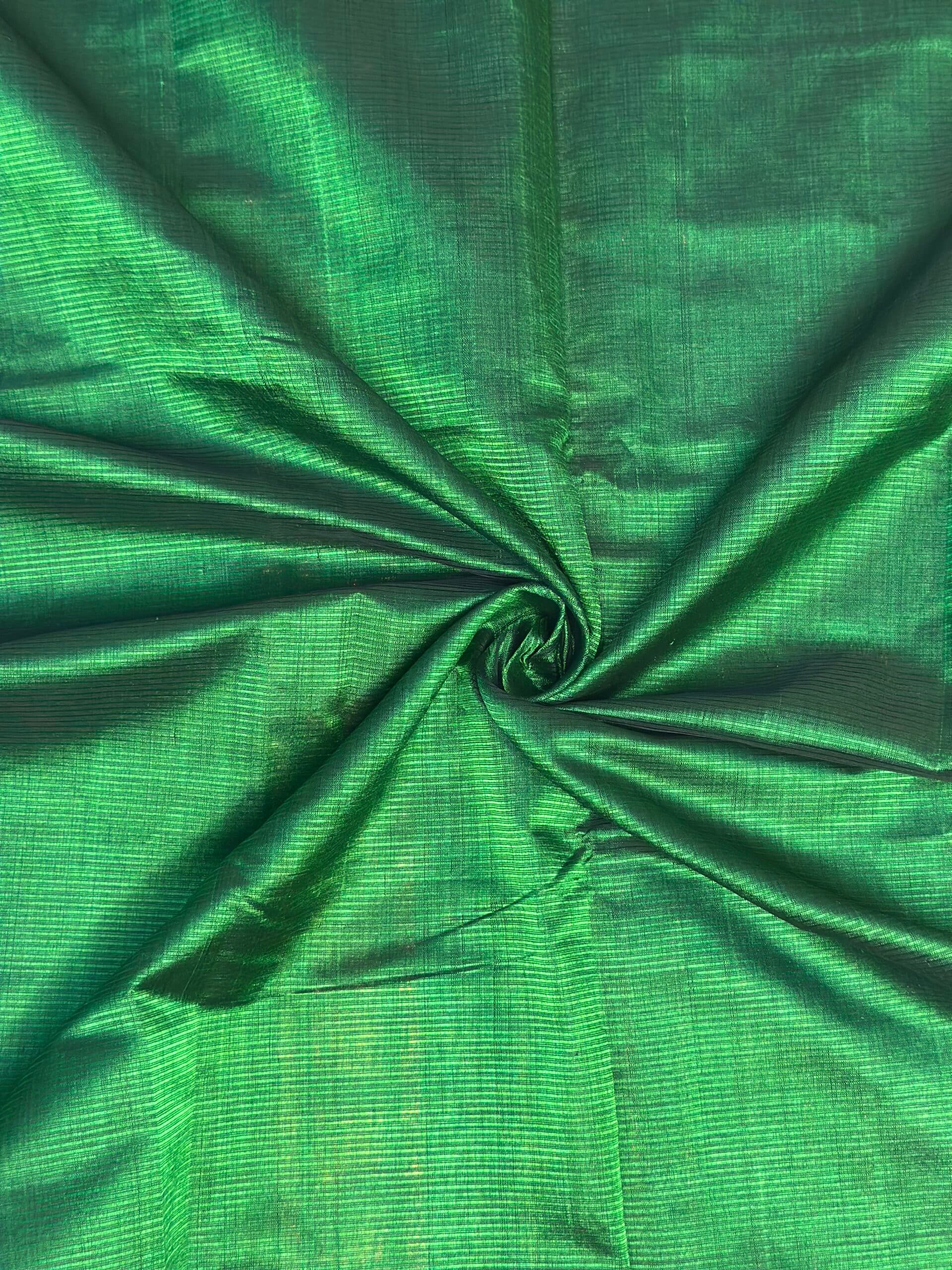 Pastel Mint Organza Hand Embroidered Saree