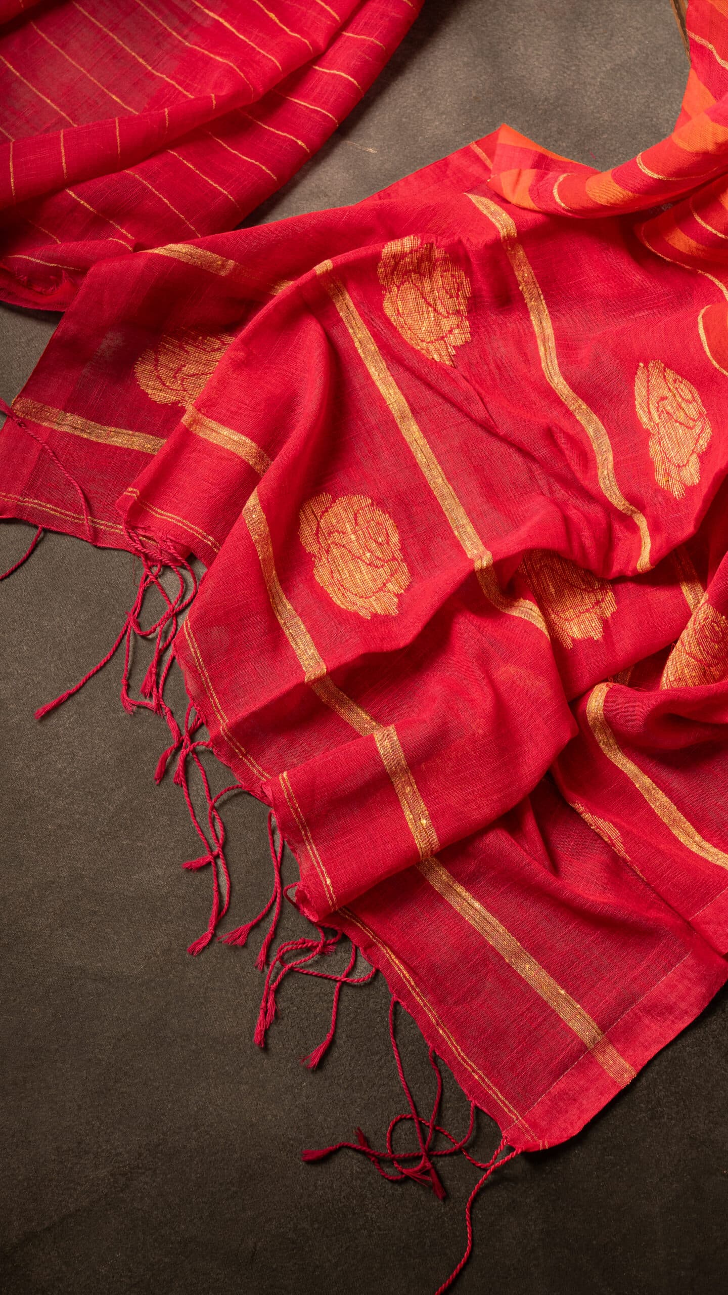 Blush Rose Dual Tone Soft Silk Saree