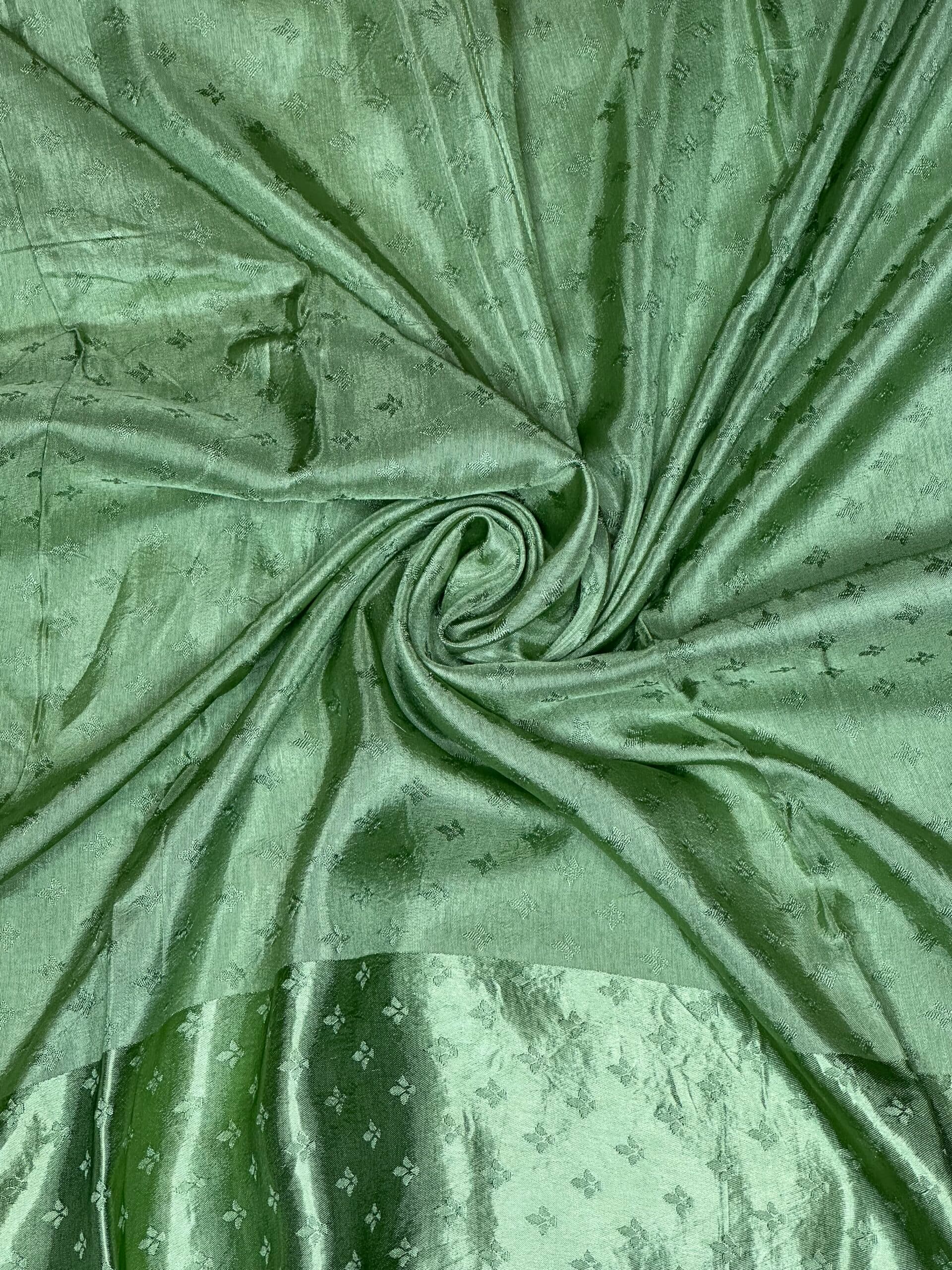 Royal Emerald Kanchipuram Bridal Silk Saree alternate view